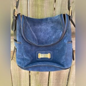 MAXX Signature Suede Crossbody Bag​​